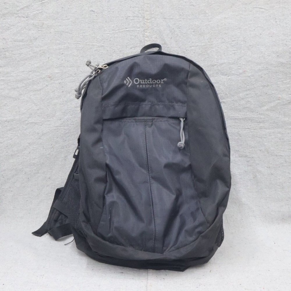 Outdoor Products Black Backpack 8 Compartments Pockets For 16in Laptop